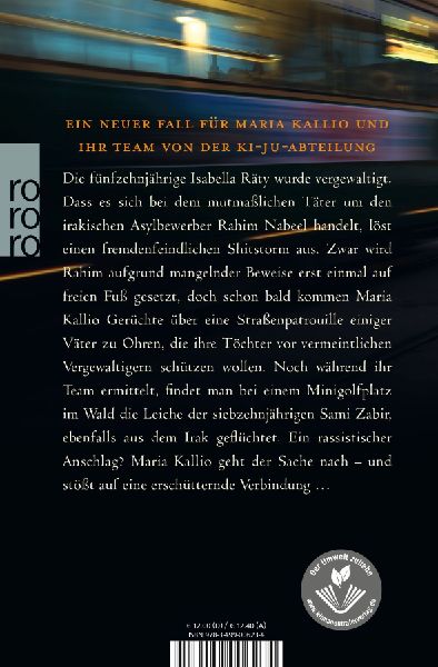 Im Nachhall des Todes: Maria Kallio ermittelt.