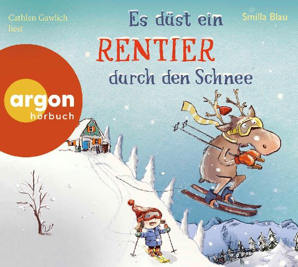 Es düst ein Rentier durch den Schnee