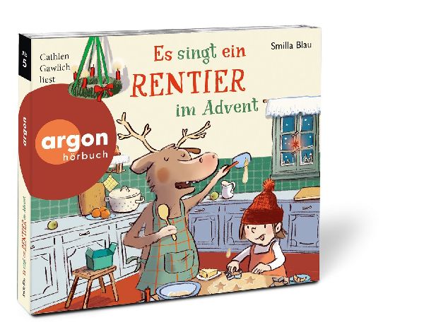 Es düst ein Rentier durch den Schnee