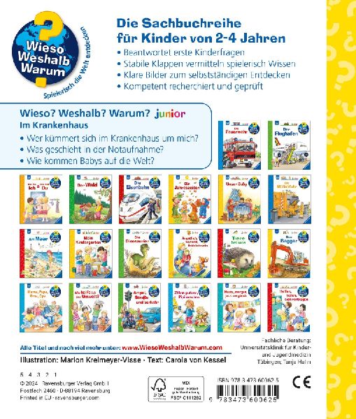 Wieso? Weshalb? Warum? junior, Band 75 - Im Krankenhaus