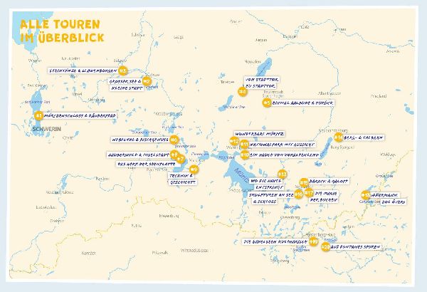 DUMONT Radelzeit an der Mecklenburgischen Seenplatte