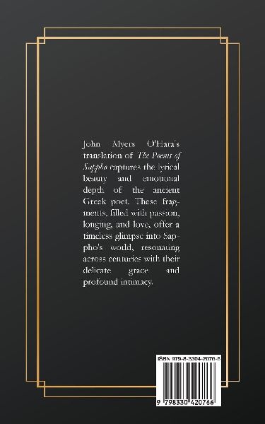 The Poems of Sappho