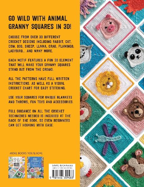 3D Animal Granny Squares
