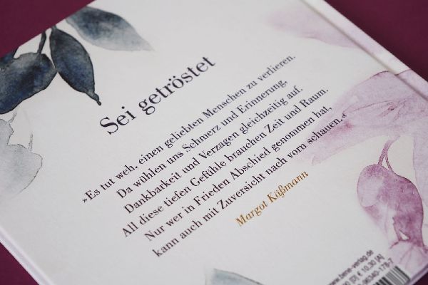 Tröstende Worte für Zeiten der Trauer