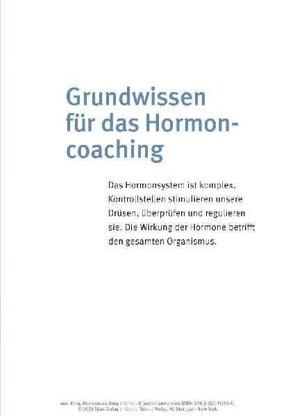 Hormoncoaching erlernen & gezielt anwenden