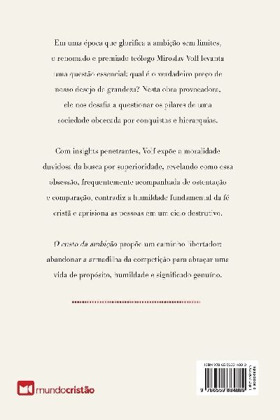 O custo da ambição