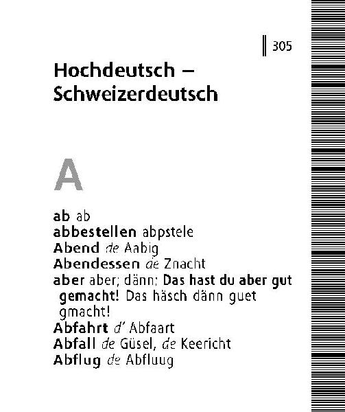 Langenscheidt Lilliput Schweizerdeutsch