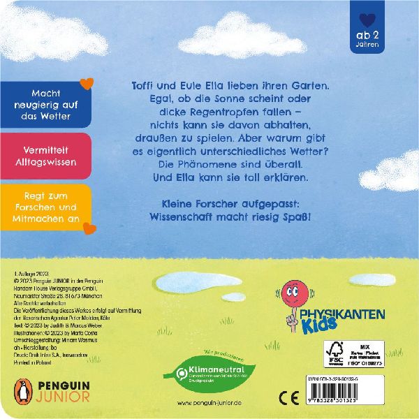 Toffi erforscht das Wetter