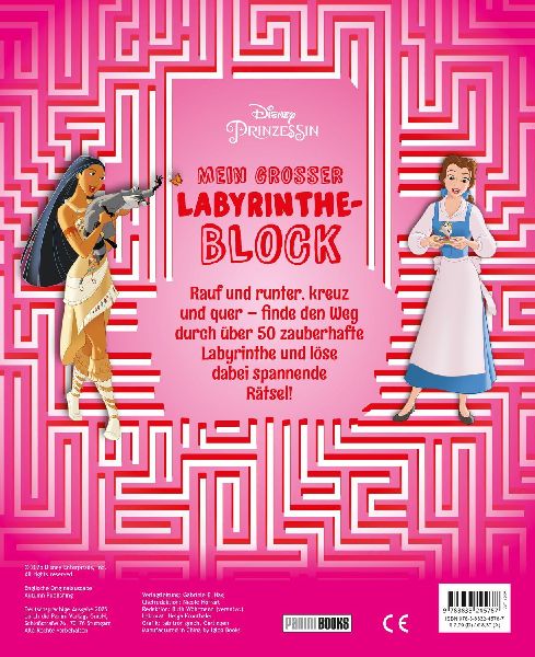 Disney Prinzessin: Mein großer Labyrinthe-Block