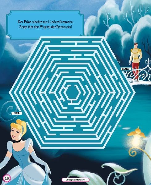 Disney Prinzessin: Mein großer Labyrinthe-Block