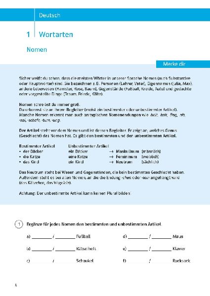 Klett Sicher durch die 5. Klasse - Deutsch, Mathematik, Englisch