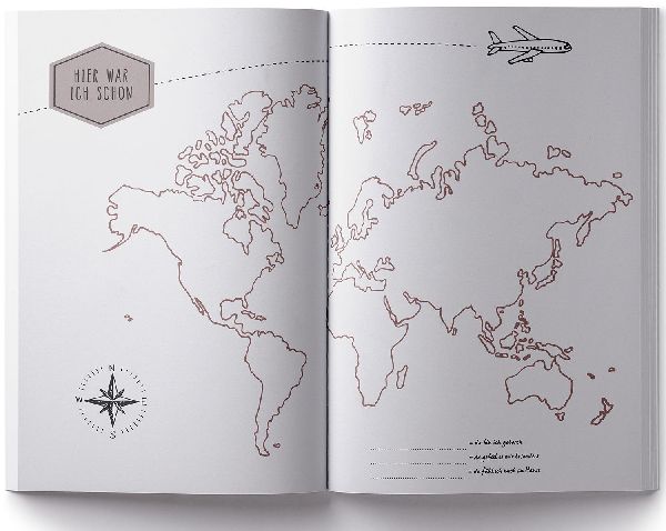 GuideMe Reisetagebuch Travel Memories "Weltenbummler"
