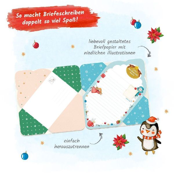 Trötsch Meine ersten Briefe Weihnachten Briefpapierbuch Wunschzettelbuch