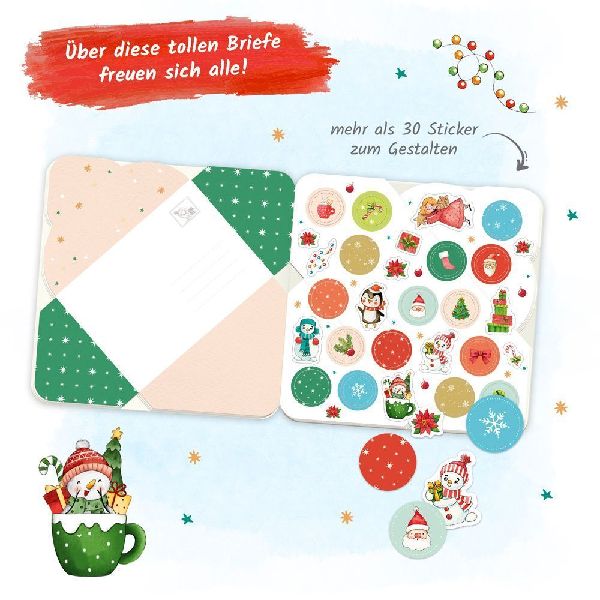 Trötsch Meine ersten Briefe Weihnachten Briefpapierbuch Wunschzettelbuch