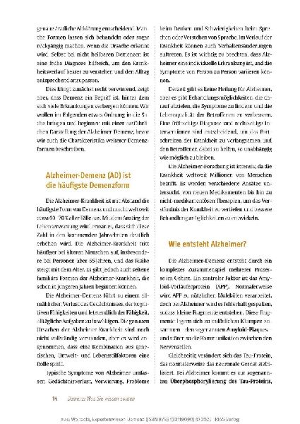 Expertenwissen: Demenz