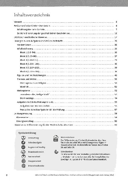 Nathan und seine Kinder - Mirjam Pressler - Lehrerheft - Realschule