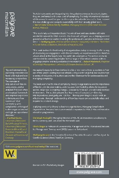 Managing Complexity in Organizations