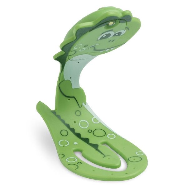Flexilight Pals Leselicht (Dino) - grün - 2 in 1 Leselampe & Lesezeichen - LED Leselicht - Geschenk für Leser, Buchliebhaber - Deutsche Ausgabe
