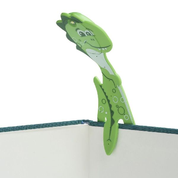 Flexilight Pals Leselicht (Dino) - grün - 2 in 1 Leselampe & Lesezeichen - LED Leselicht - Geschenk für Leser, Buchliebhaber - Deutsche Ausgabe