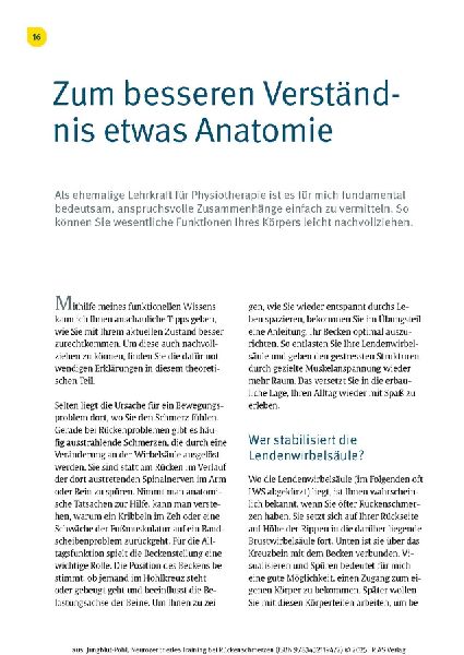 Neurozentriertes Training bei Rückenschmerzen