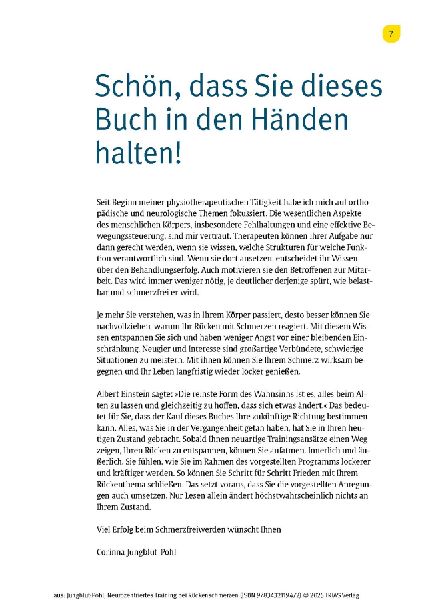 Neurozentriertes Training bei Rückenschmerzen