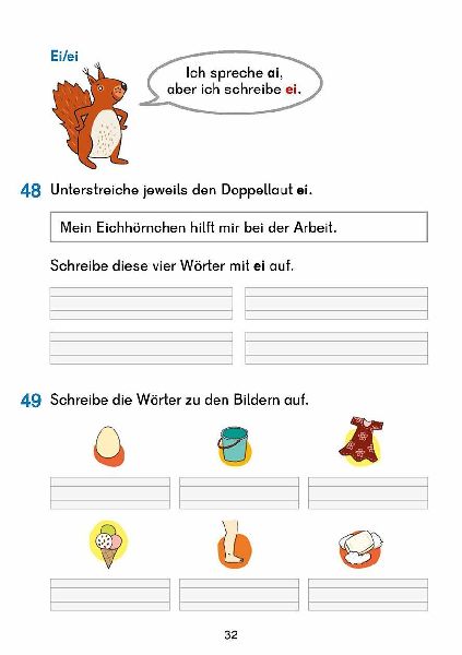 Rechtschreiben und Diktate 2. Klasse