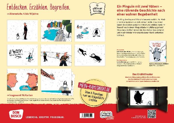 Zwei Papas für Tango. Kamishibai Bildkartenset