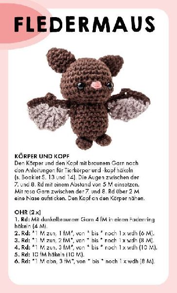 50 Mini-Amigurumis - Das Kartenset