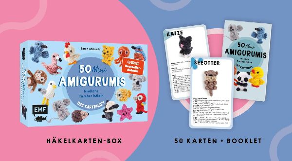 50 Mini-Amigurumis - Das Kartenset