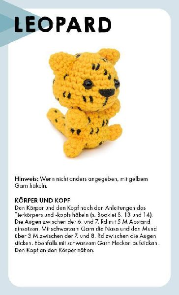 50 Mini-Amigurumis - Das Kartenset