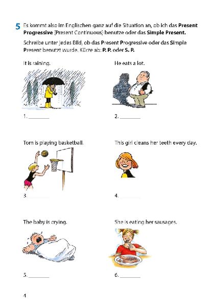 Present: Progressive & Simple Englisch 5. Klasse
