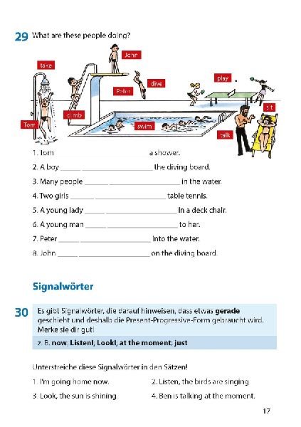 Present: Progressive & Simple Englisch 5. Klasse