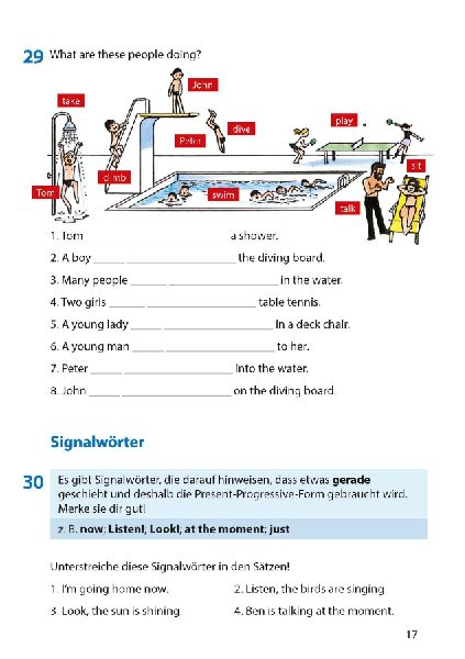 Present: Progressive & Simple Englisch 5. Klasse