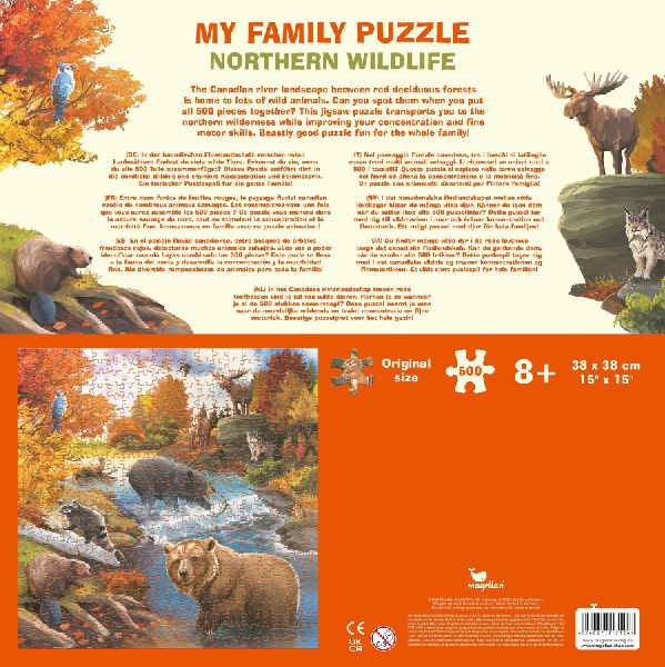 My Family Puzzle - Northern Wildlife 500 Teile