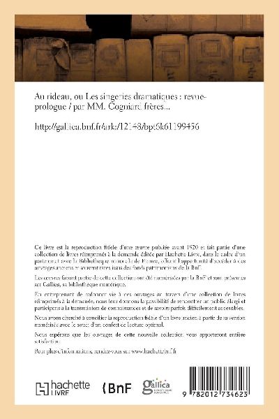 Au rideau, ou Les singeries dramatiques