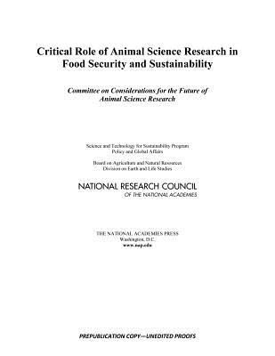 Critical Role of Animal Science Research in Food Security and ...