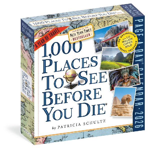 1,000 Places to See Before You Die Page-A-Day(r) Calendar 2026