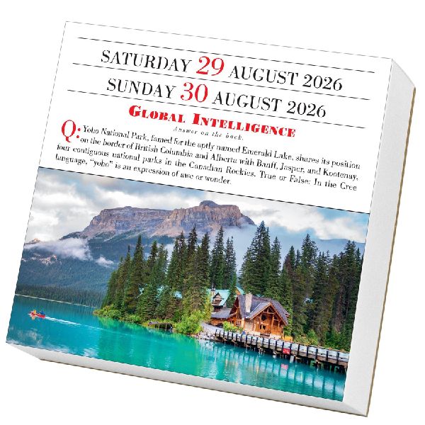 1,000 Places to See Before You Die Page-A-Day(r) Calendar 2026