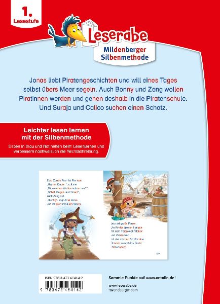 Leserabe mit Mildenberger Silbenmethode - Wilde Piratenabenteuer