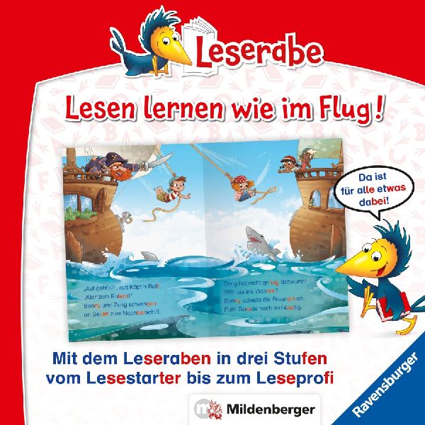 Leserabe mit Mildenberger Silbenmethode - Wilde Piratenabenteuer