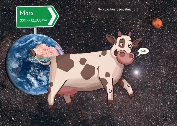 How far in cows?