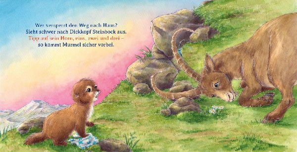 Ab ins Bett mit dir, kleines Murmeltier!