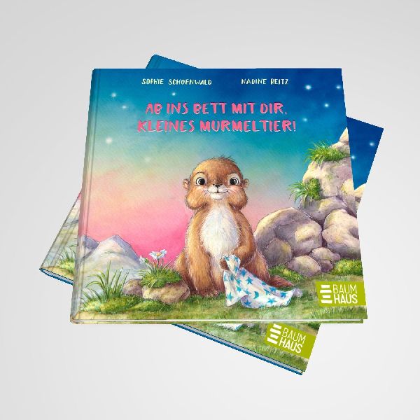 Ab ins Bett mit dir, kleines Murmeltier!