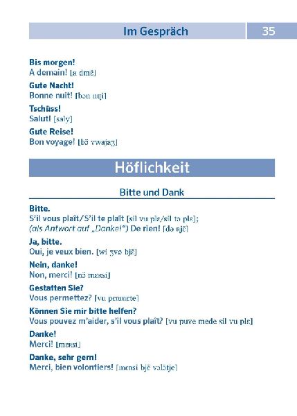 PONS Pocket-Sprachführer Französisch