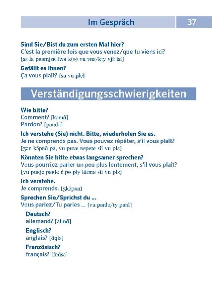 PONS Pocket-Sprachführer Französisch