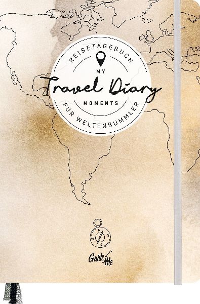 GuideMe Reisetagebuch Travel Diary "Weltkarte"