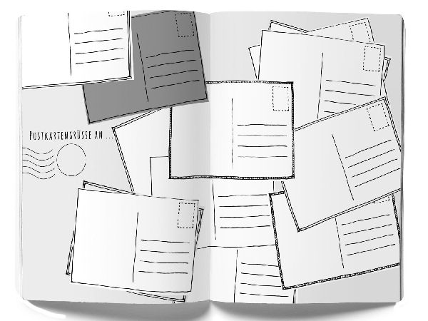 GuideMe Reisetagebuch Travel Diary "Weltkarte"