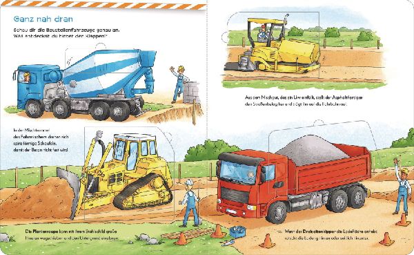 Fahrzeuge sind toll! - Auf der Baustelle