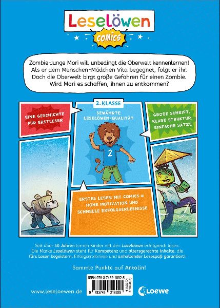 Leselöwen Comics 2. Klasse - Gefahr in der Oberwelt