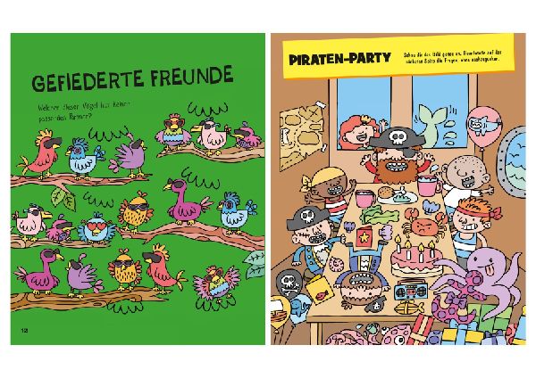 Das superdicke kunterbunte Buch der Kinderrätsel. Der Doppelband